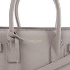 Saint Laurent Paris Sac de Jour Baby Leather 2Way Handbag in Gray 398710