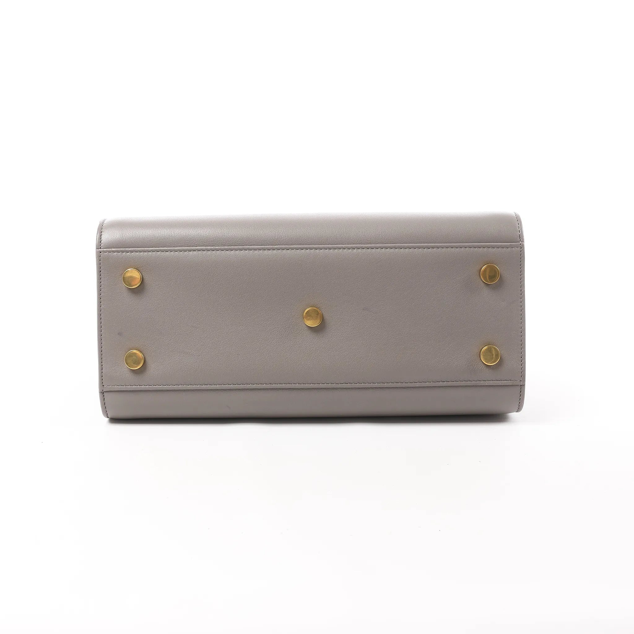 Saint Laurent Paris Sac de Jour Baby Leather 2Way Handbag in Gray 398710