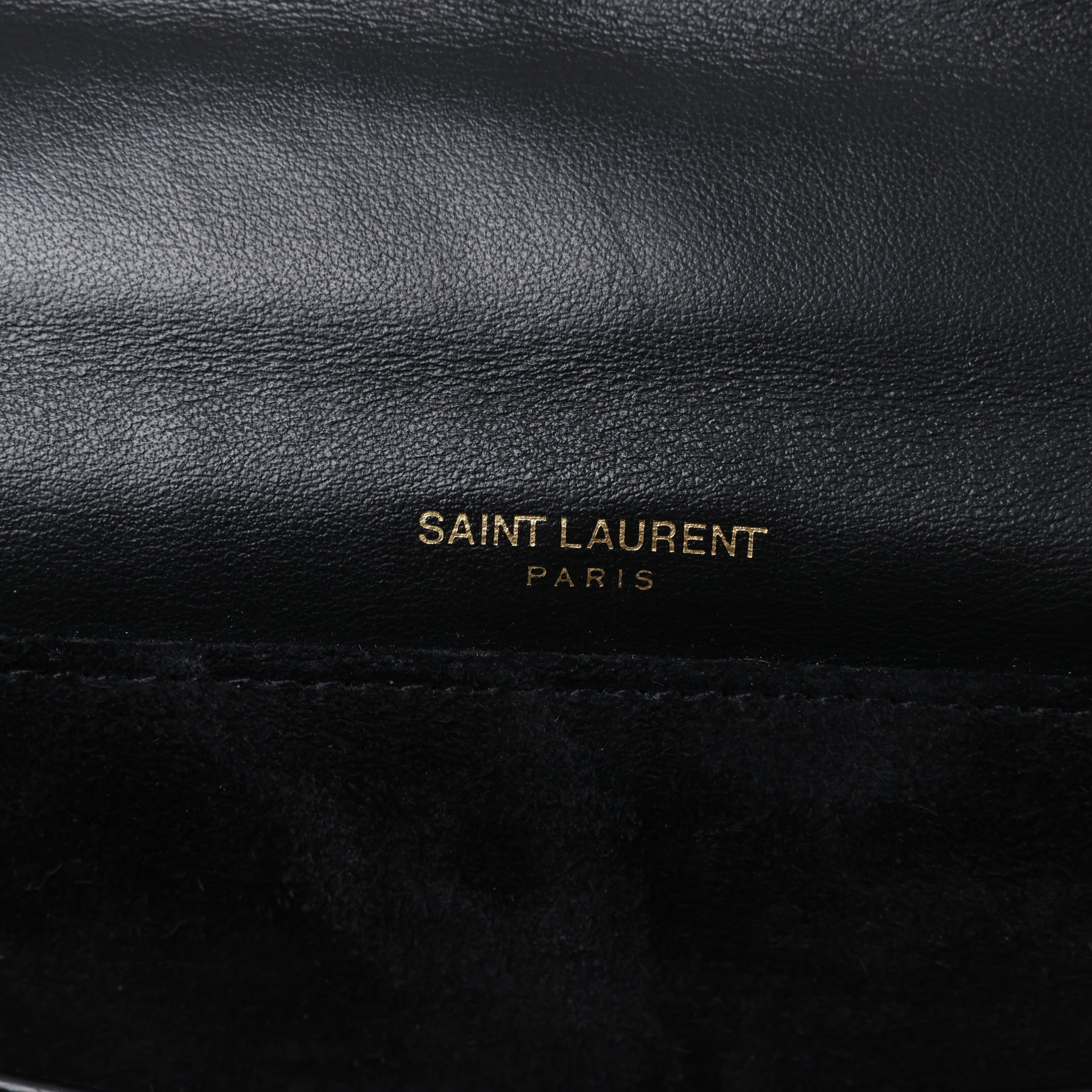 Saint Laurent Paris Bellechasse Harako x Leather Crossbody Bag in Brown 482044