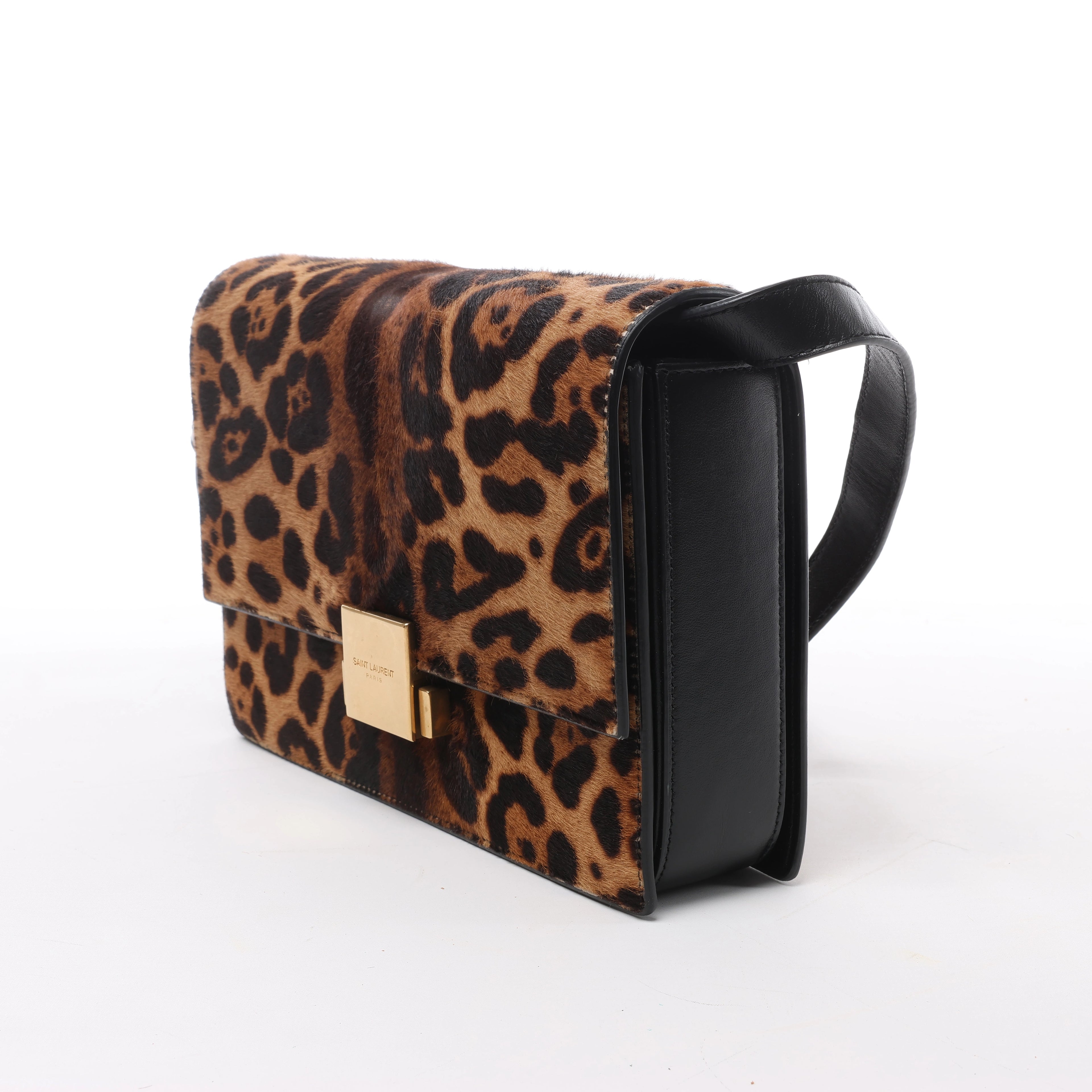 Saint Laurent Paris Bellechasse Harako x Leather Crossbody Bag in Brown 482044
