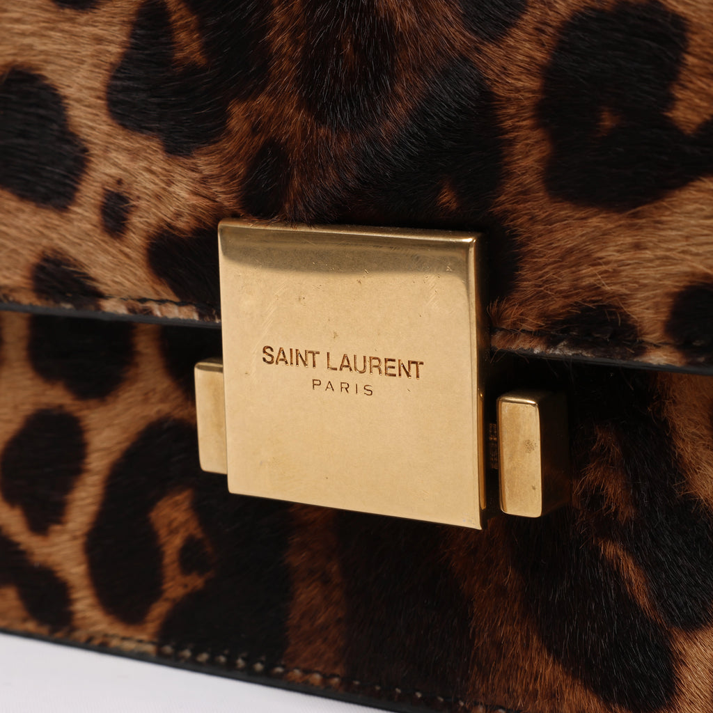Saint Laurent Paris Bellechasse Harako x Leather Crossbody Bag in Brown 482044