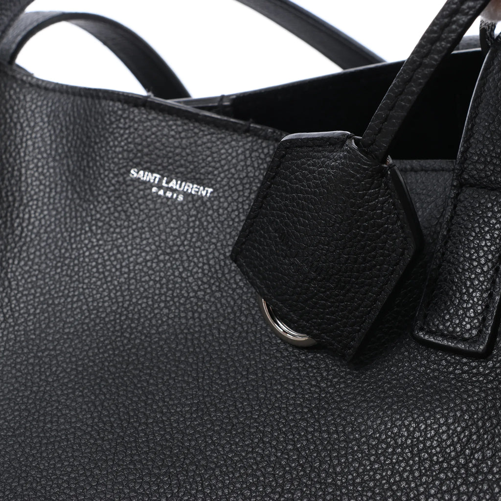Saint Laurent Paris Shopping Leather Shoulder Bag in Black 683655