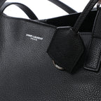 Saint Laurent Paris Shopping Leather Shoulder Bag in Black 683655