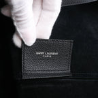 Saint Laurent Paris Shopping Leather Shoulder Bag in Black 683655