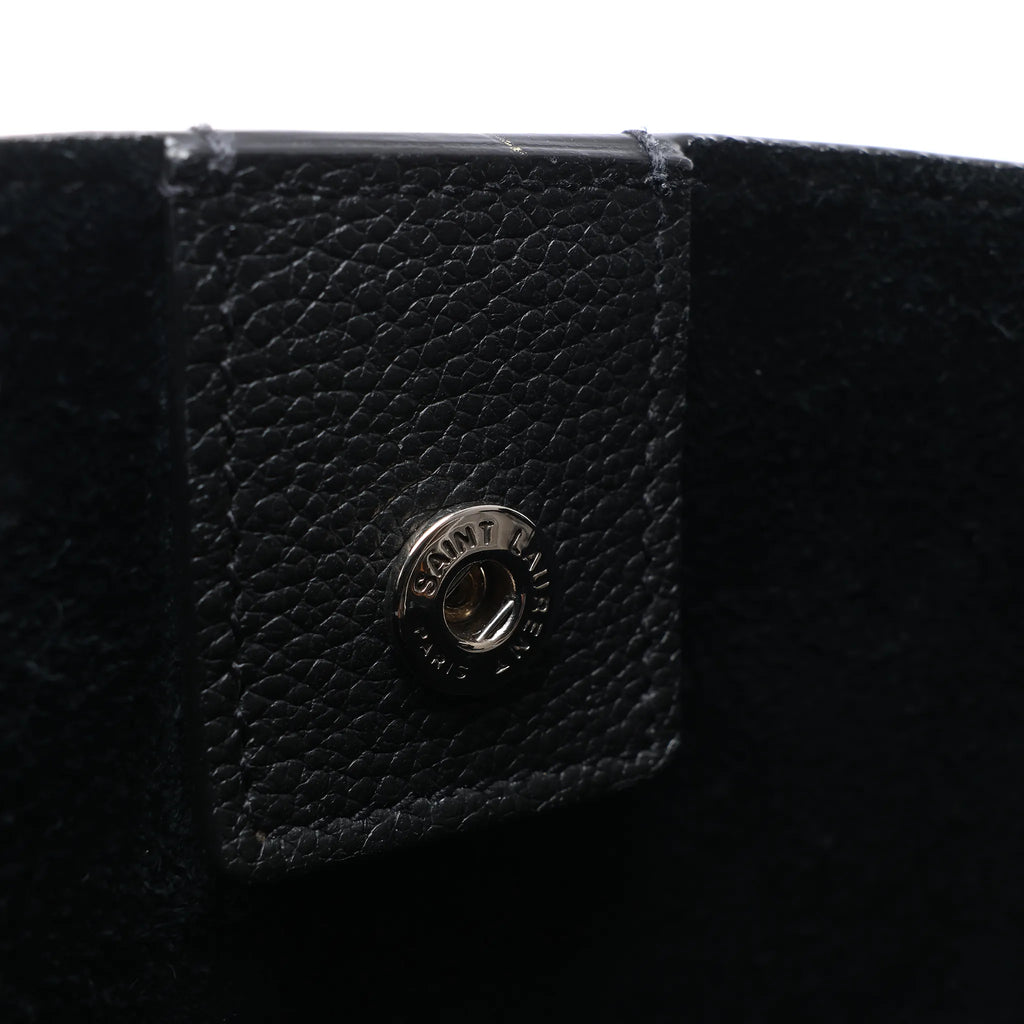 Saint Laurent Paris Shopping Leather Shoulder Bag in Black 683655