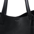 Saint Laurent Paris Shopping Leather Shoulder Bag in Black 683655
