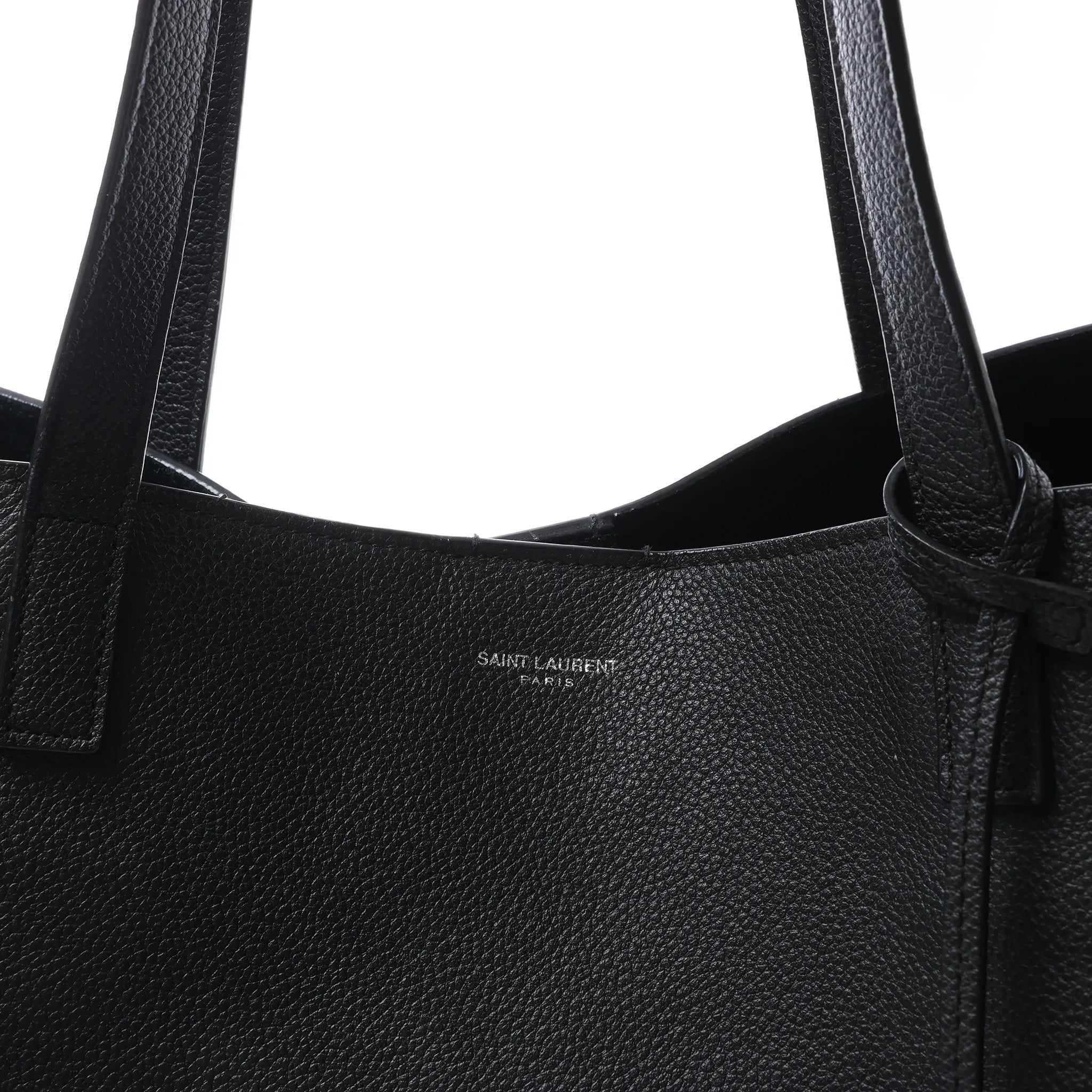 Saint Laurent Paris Shopping Leather Shoulder Bag in Black 683655