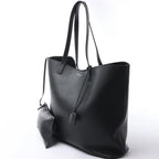 Saint Laurent Paris Shopping Leather Shoulder Bag in Black 683655