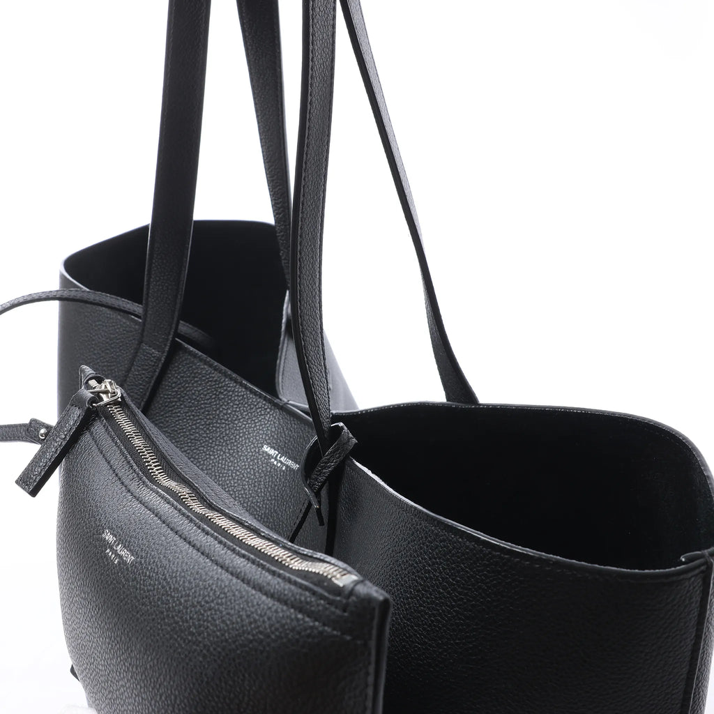 Saint Laurent Paris Shopping Leather Shoulder Bag in Black 683655