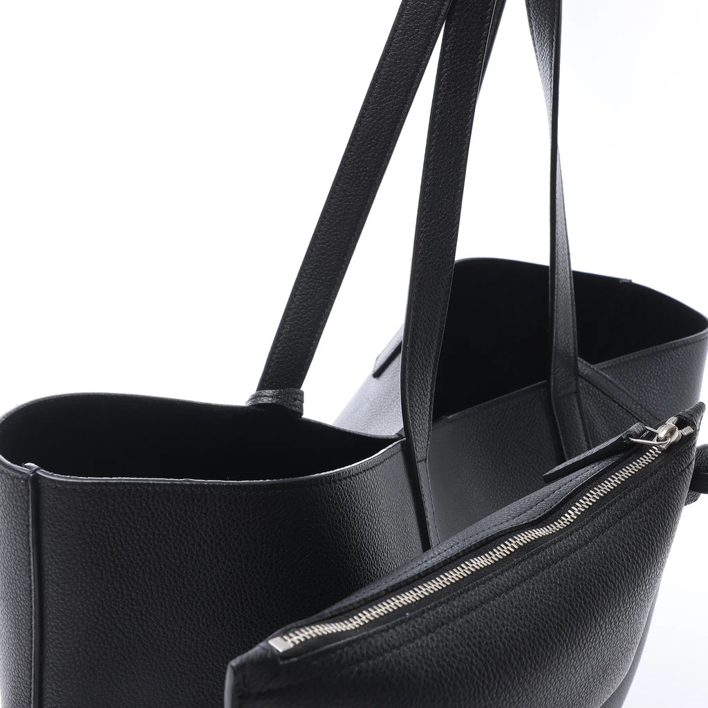 Saint Laurent Paris Shopping Leather Shoulder Bag in Black 683655