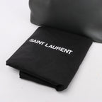 Saint Laurent Paris Bold Leather Tote Shoulder Bag in Gray 676657