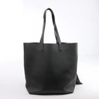 Saint Laurent Paris Bold Leather Tote Shoulder Bag in Gray 676657