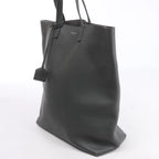 Saint Laurent Paris Bold Leather Tote Shoulder Bag in Gray 676657