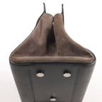 Saint Laurent Cabas Rive Gauche Leather x Suede 2Way Handbag in Dark Gray 436620