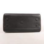 Saint Laurent Cabas Rive Gauche Leather x Suede 2Way Handbag in Dark Gray 436620