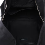Saint Laurent Paris City Canvas & Leather Backpack in Black × Silver 534968