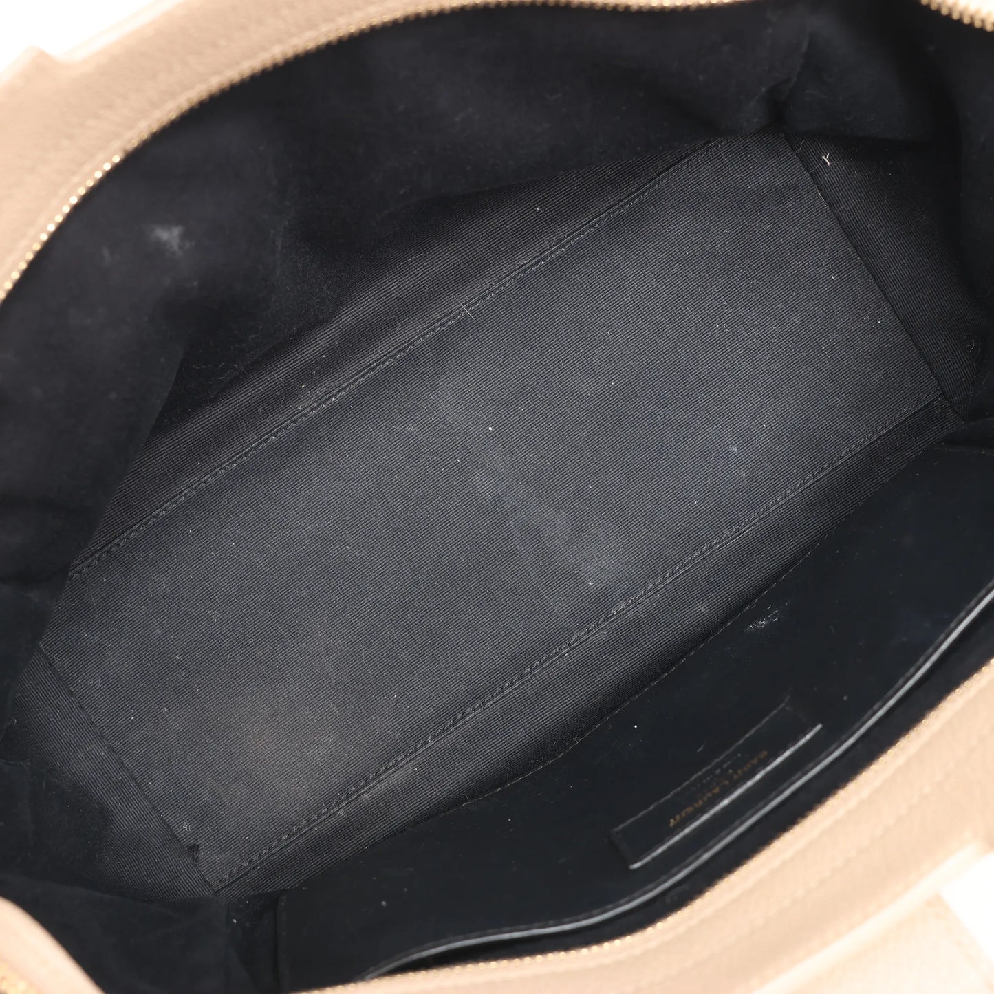 Saint Laurent Paris Downtown Cabas Leather & Suede 2Way Handbag in Beige 635346