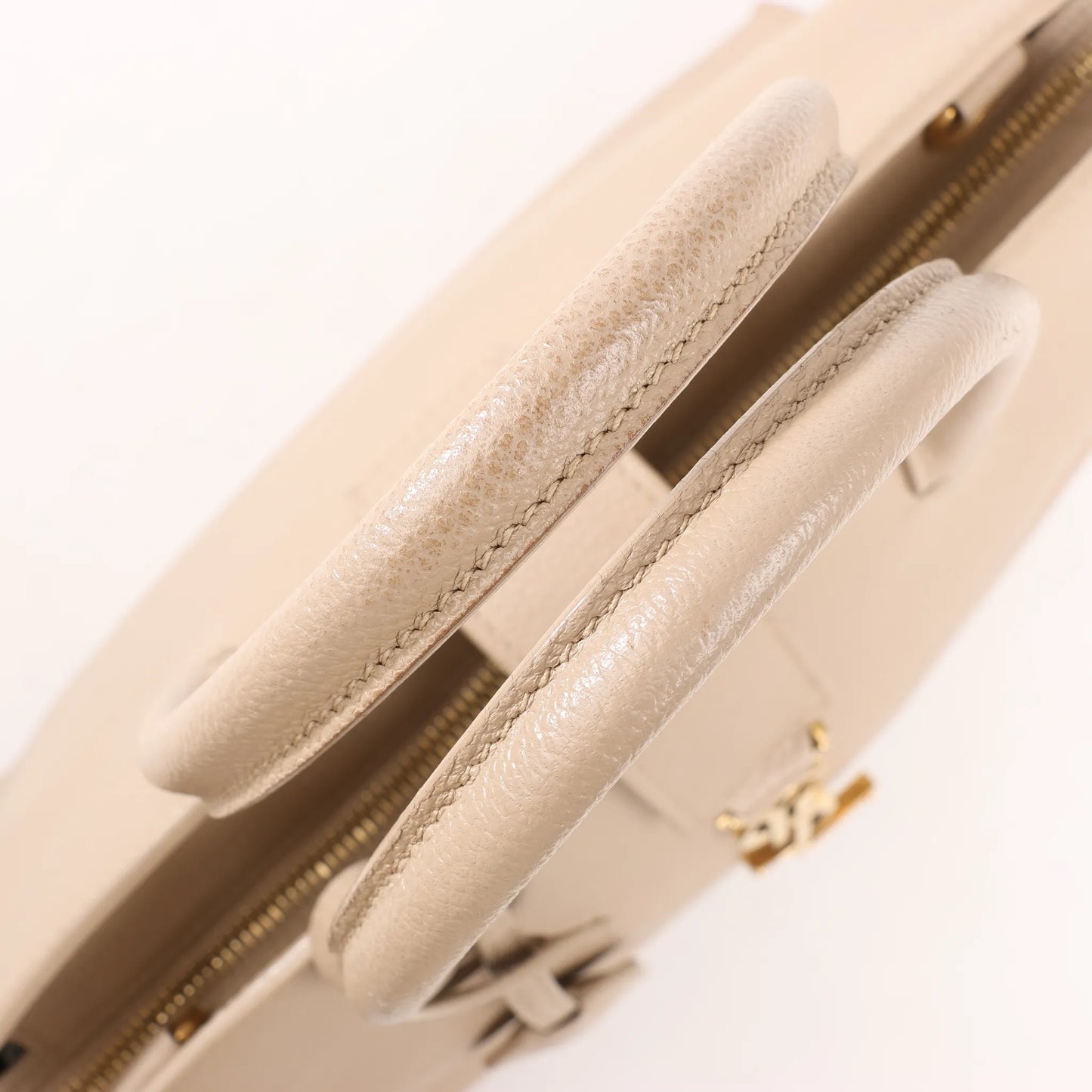 Saint Laurent Paris Downtown Cabas Leather & Suede 2Way Handbag in Beige 635346