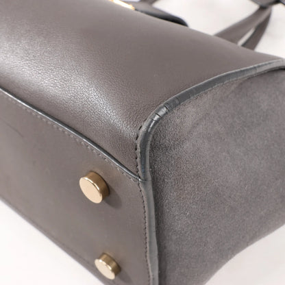 Saint Laurent Paris Downtown Cabas Leather 2Way Handbag in Gray 436834