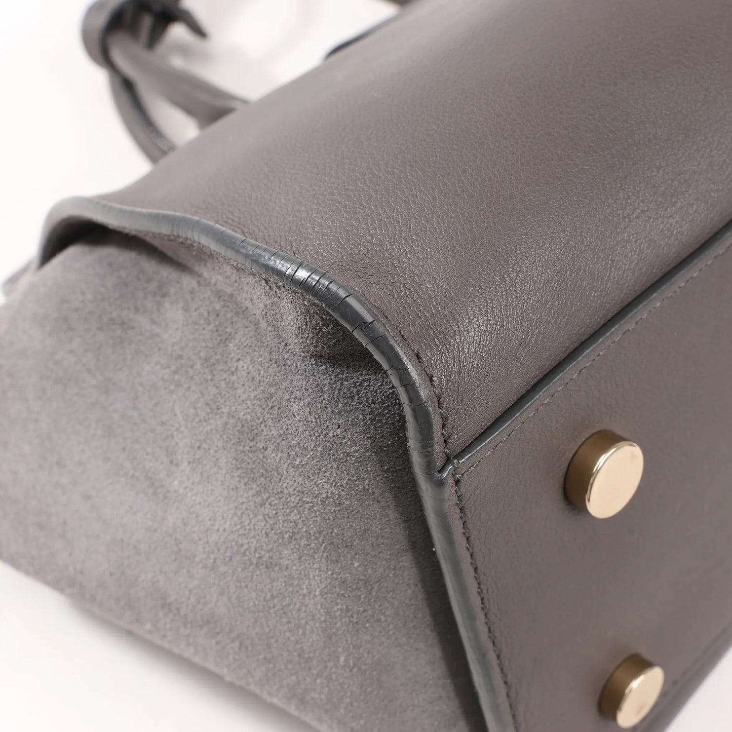 Saint Laurent Paris Downtown Cabas Leather 2Way Handbag in Gray 436834