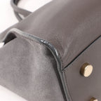 Saint Laurent Paris Downtown Cabas Leather 2Way Handbag in Gray 436834