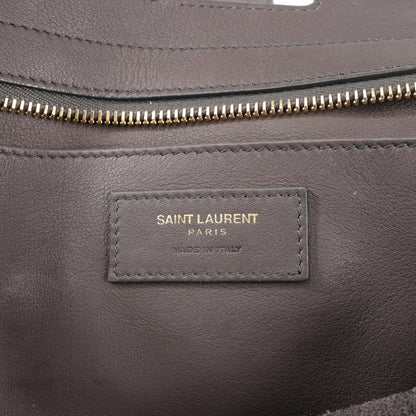 Saint Laurent Paris Downtown Cabas Leather 2Way Handbag in Gray 436834