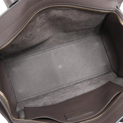 Saint Laurent Paris Downtown Cabas Leather 2Way Handbag in Gray 436834