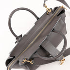 Saint Laurent Paris Downtown Cabas Leather 2Way Handbag in Gray 436834