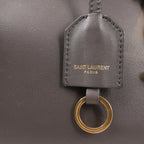 Saint Laurent Paris Downtown Cabas Leather 2Way Handbag in Gray 436834
