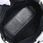 Bolso de hombro de piel Saint Laurent Paris Shopping en gris 600281