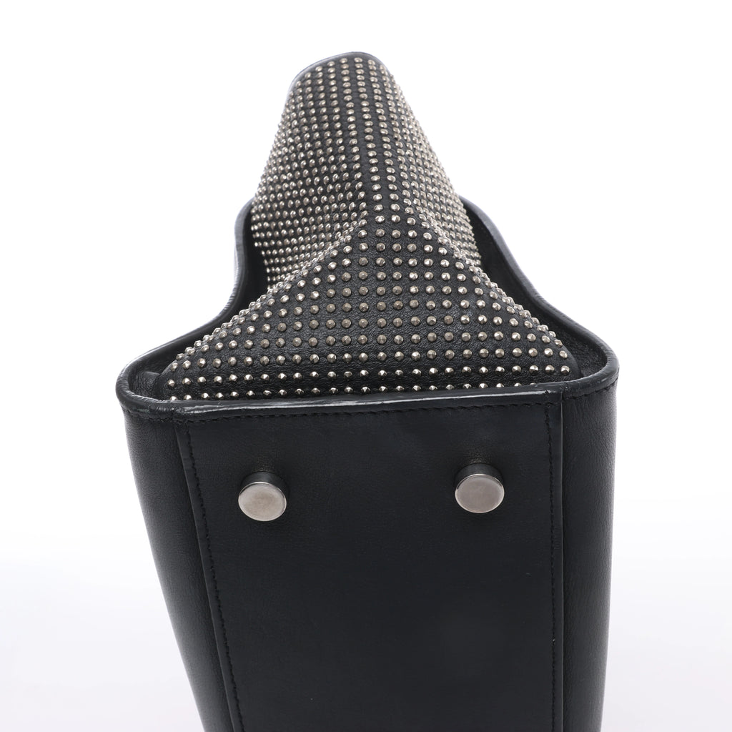 Bolso de hombro de piel Saint Laurent Paris Shopping en gris 600281