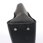 Bolso de hombro de piel Saint Laurent Paris Shopping en gris 600281