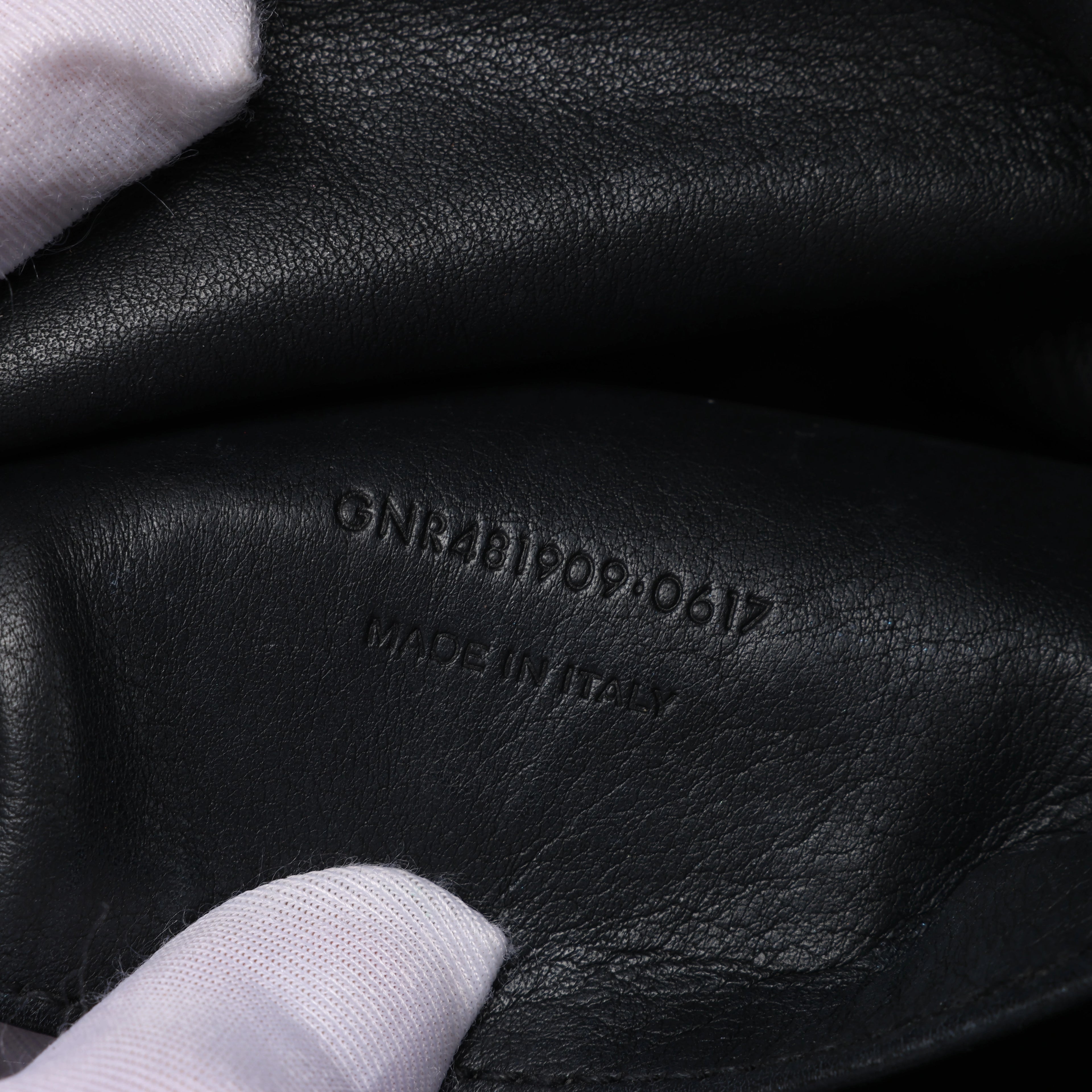 Bolso de hombro de piel Saint Laurent Paris Shopping en gris 600281