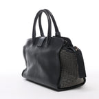 Bolso de hombro de piel Saint Laurent Paris Shopping en gris 600281