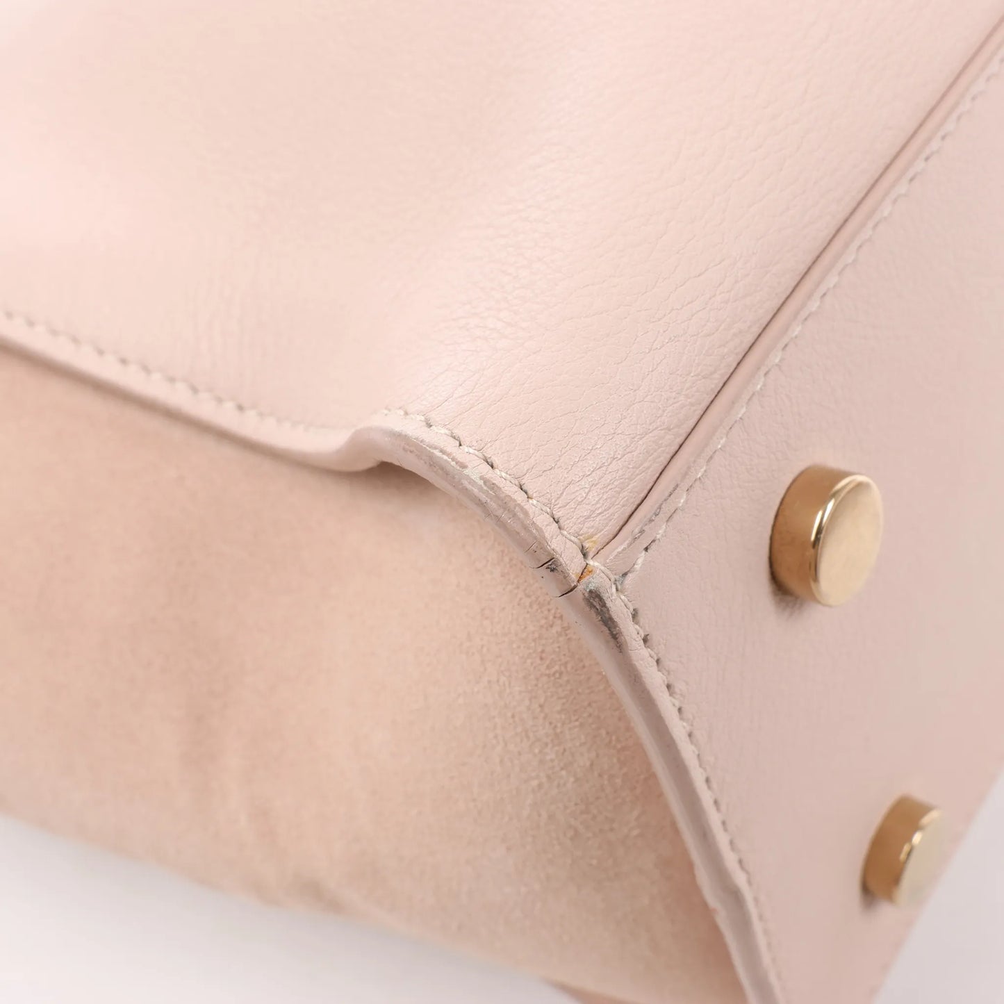 Saint Laurent Paris Downtown Cabas Leather & Suede 2Way Handbag in Pink 436834