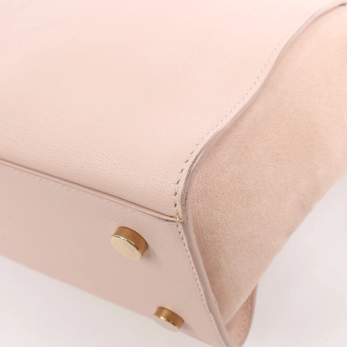 Saint Laurent Paris Downtown Cabas Leather & Suede 2Way Handbag in Pink 436834