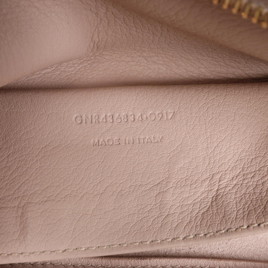 Saint Laurent Paris Downtown Cabas Leather & Suede 2Way Handbag in Pink 436834