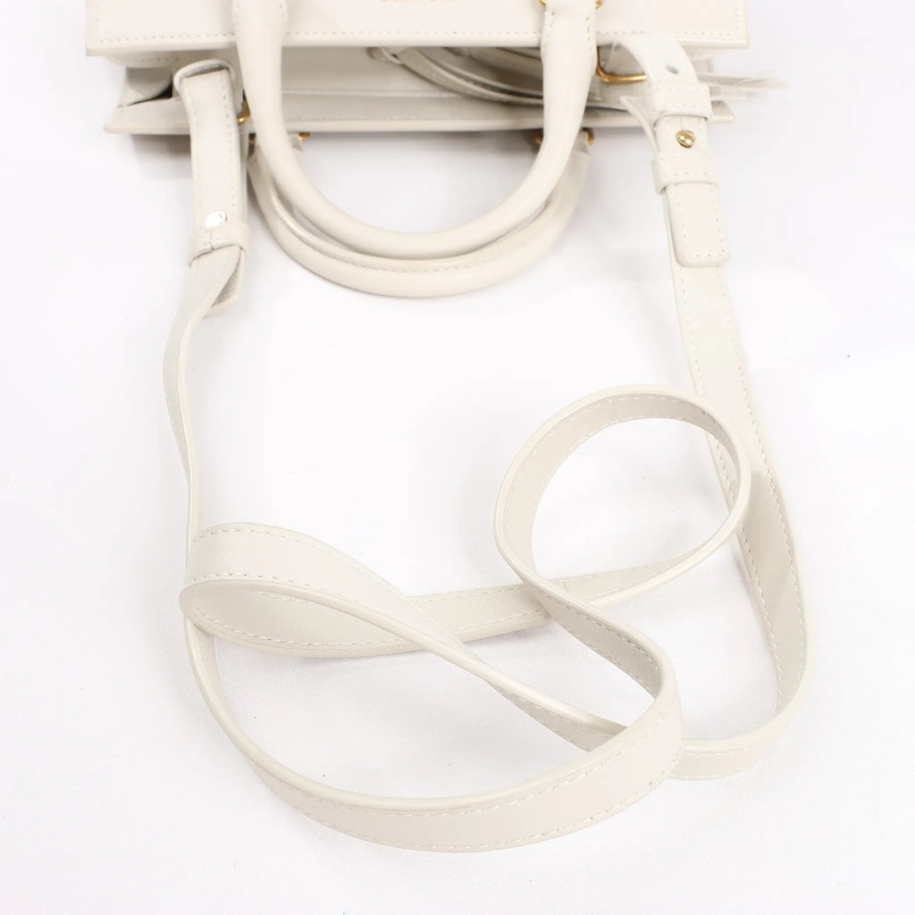 Saint Laurent Paris Eastside Leather Handbag in Ecru 554116