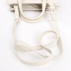 Saint Laurent Paris Eastside Leather Handbag in Ecru 554116