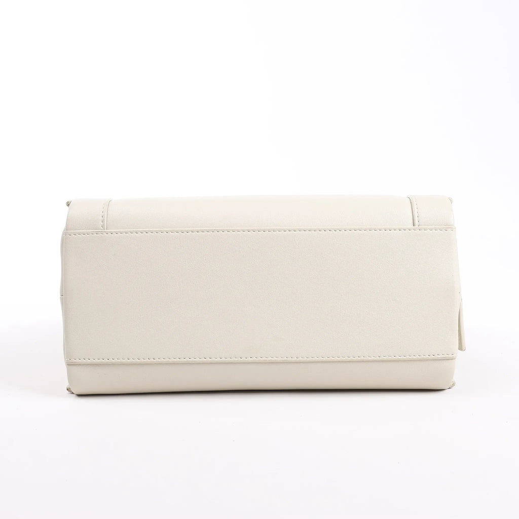 Saint Laurent Paris Eastside Leather Handbag in Ecru 554116