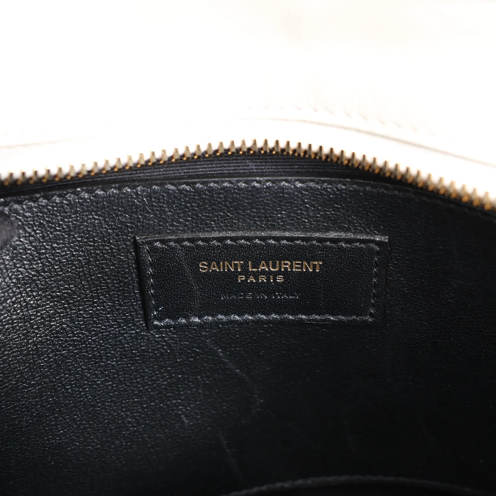 Saint Laurent Paris Eastside Leather Handbag in Ecru 554116