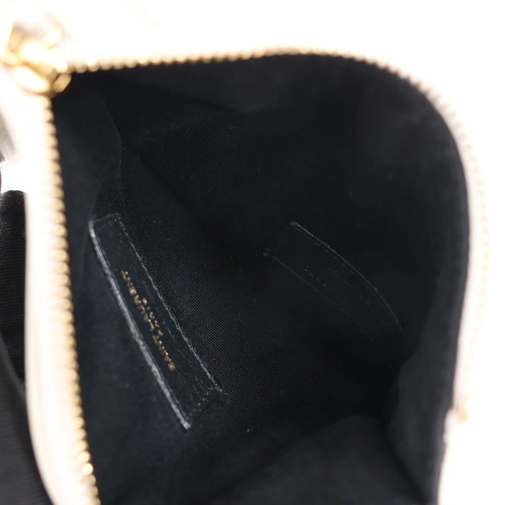 Saint Laurent Paris Eastside Leather Handbag in Ecru 554116