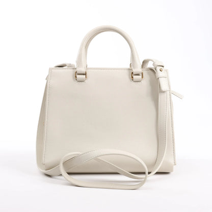 Saint Laurent Paris Eastside Leather Handbag in Ecru 554116