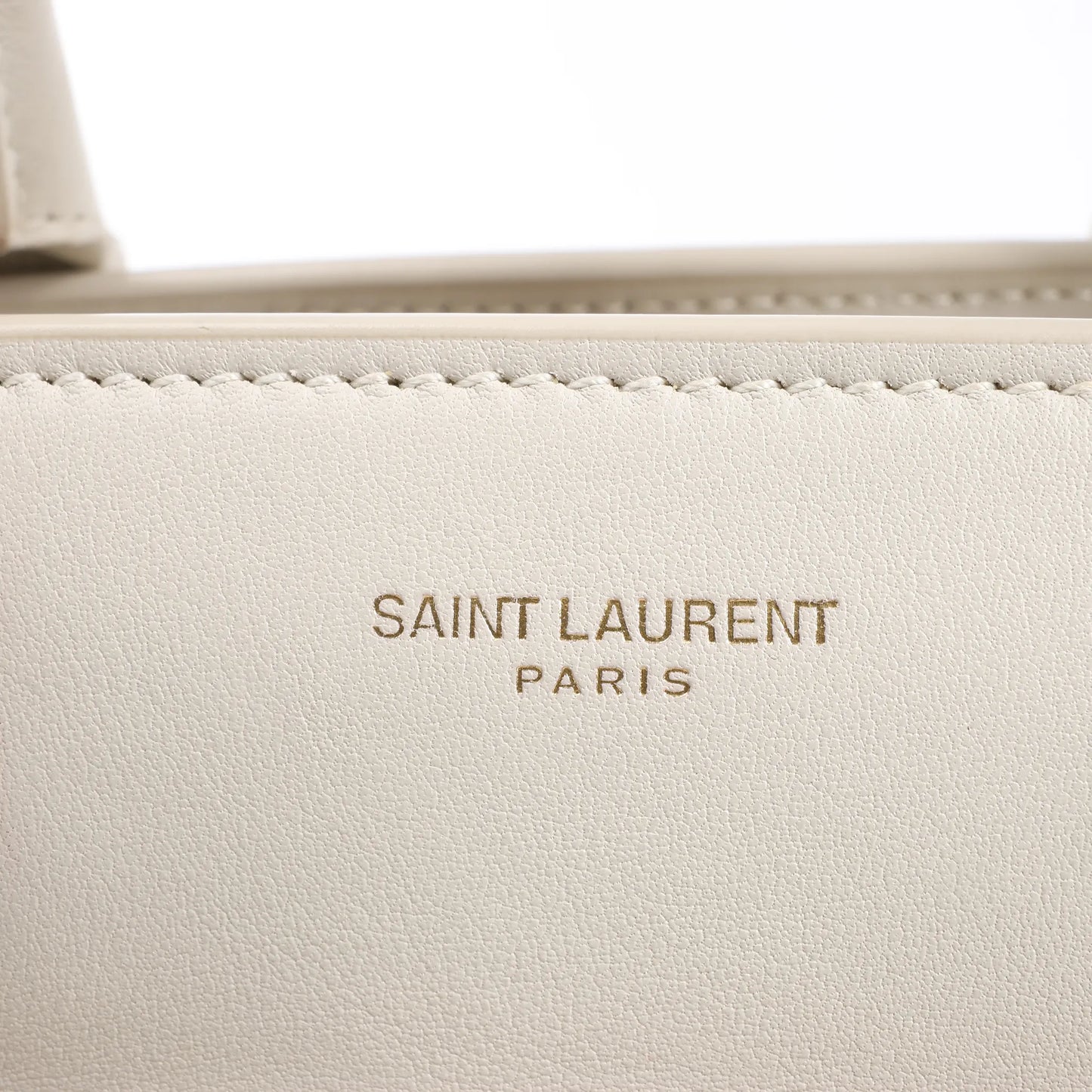 Saint Laurent Paris Eastside Leather Handbag in Ecru 554116
