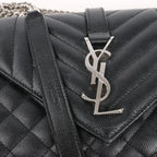 Saint Laurent Paris Envelope Small Crossbody Bag in Back