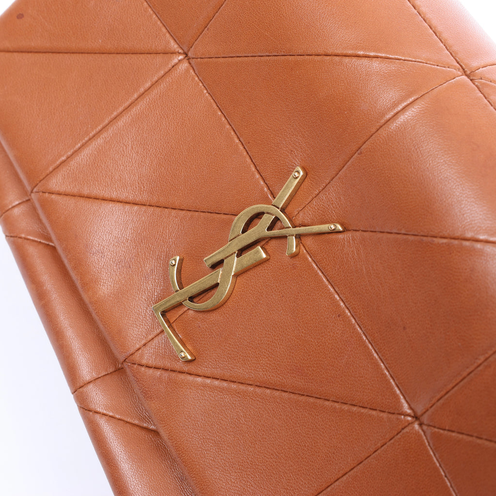 Saint Laurent Paris Jamie Leather Chain Crossbody Bag in Brown 515821