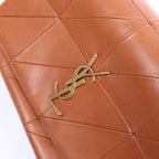 Saint Laurent Paris Jamie Leather Chain Crossbody Bag in Brown 515821
