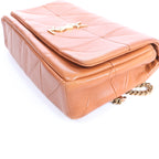 Saint Laurent Paris Jamie Leather Chain Crossbody Bag in Brown 515821