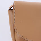 Saint Laurent Paris Kaia Leather Shoulder bag in Beige
