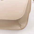 Saint Laurent Paris Carre Leather Shoulder bag in Beige 633214